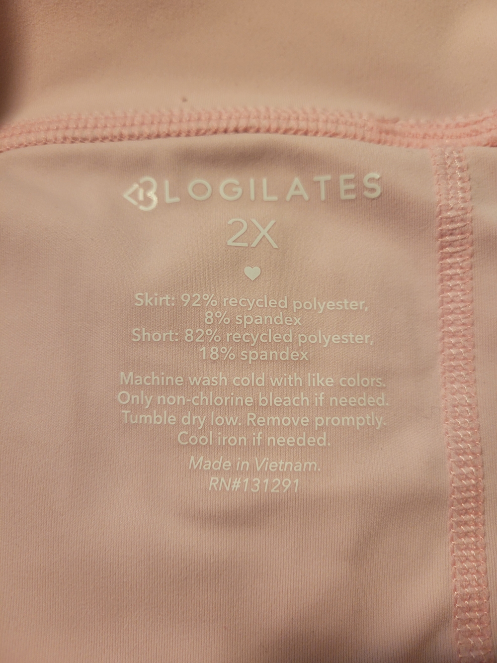 Women’s Pink Tiered Mini Shorts - Picture 5 of 6